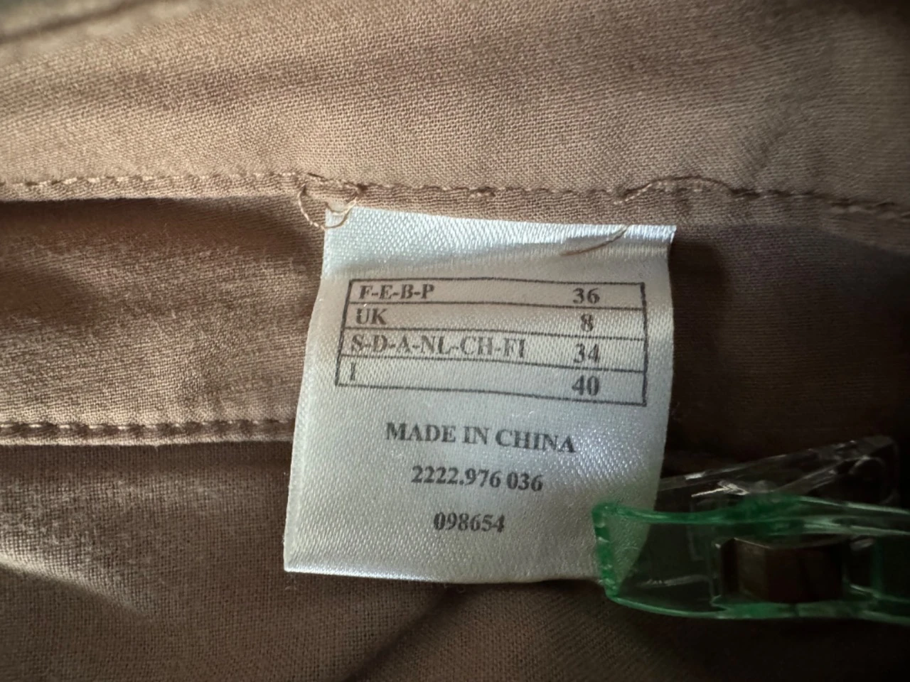 Calça Marrom bege T36 fr – photo 13